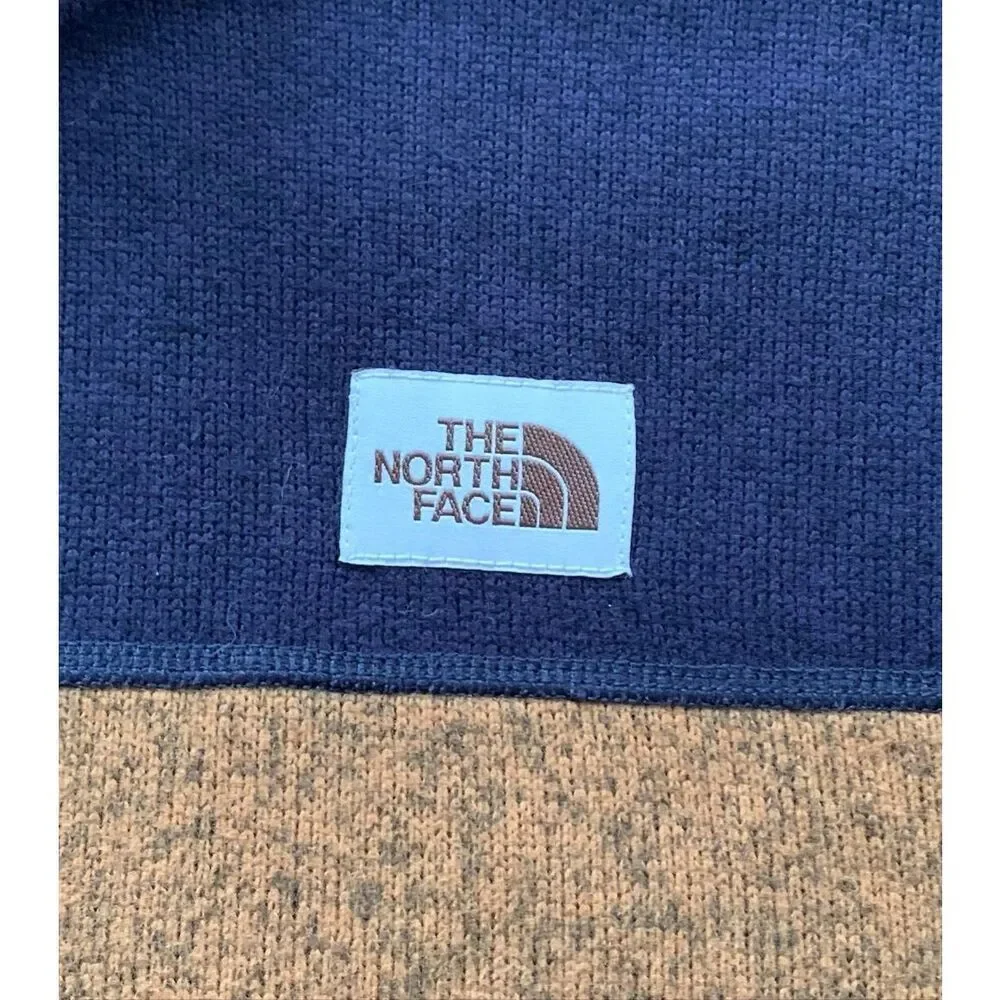 The North Face Gordon Lyons 1/4 zip brown Fleece SWEATER Coat JACKET men’s XL